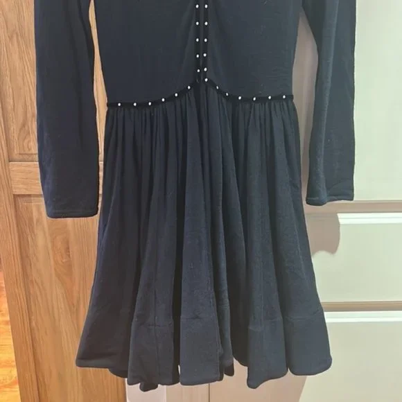 ❌❌SOLD Riska unit long sleeve dress size 3 navy Euc - Picture 8 of 14